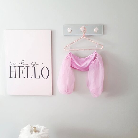 NWOT Zara pink organza crop top, S - Picture 10 of 13